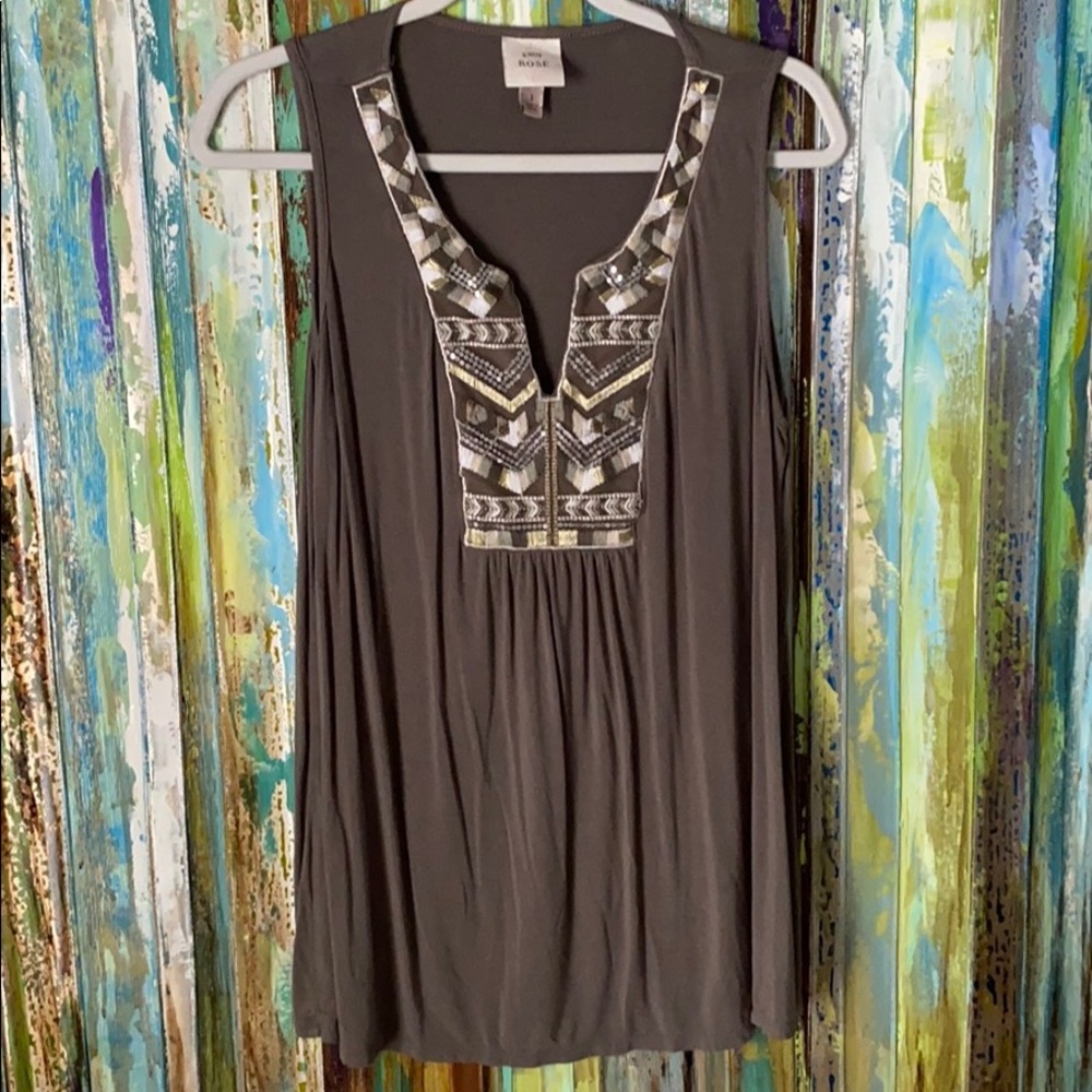 Knox Rose Green Tank